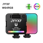 JYYXF W64 RGB светодиодный светильник для видеосъемки, 2000 мАч, портативный карманный светильник для Vlog, смартфон с мягсветильник VS VL49