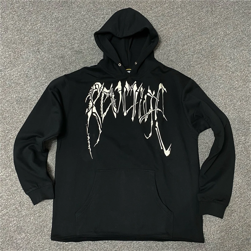 

Толстовка с изображением черепа мести, мужские и женские толстовки из высококачественного бархата в масштабе 1:1, свободная толстовка с прин...