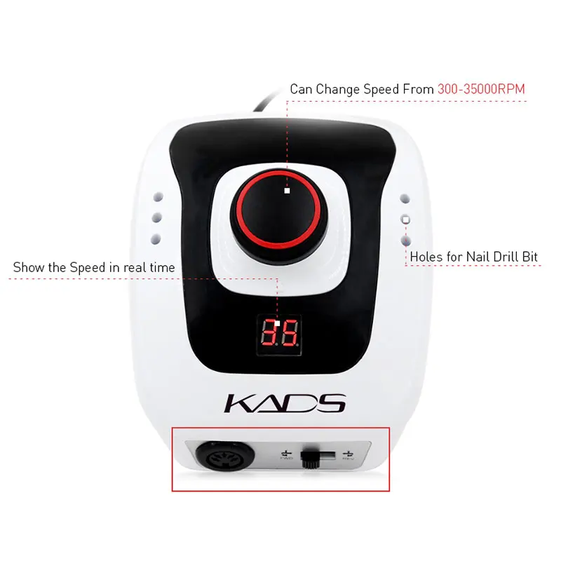 Машинка для аппаратного маникюра и педикюра 35000 об./мин. | Красота здоровье