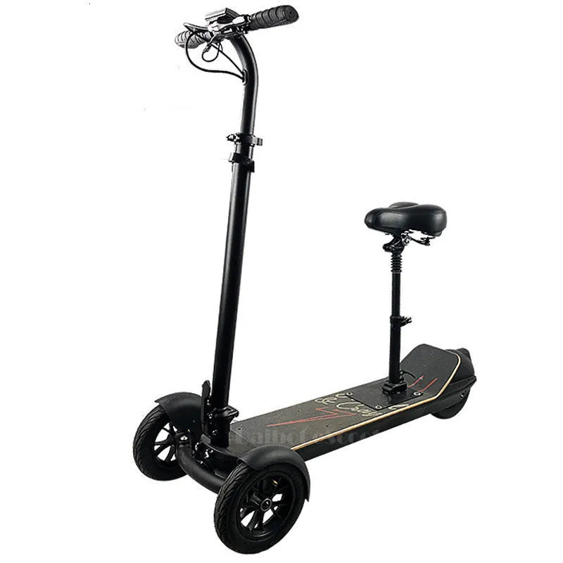 8.5 Inch Electric Kick Scooter With Seat 3 Wheels Electro-tr