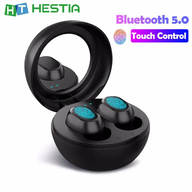 LB 10 TWS беспроводные наушники Bluetooth 5 0 с функцией распознавания отпечатков пальцев