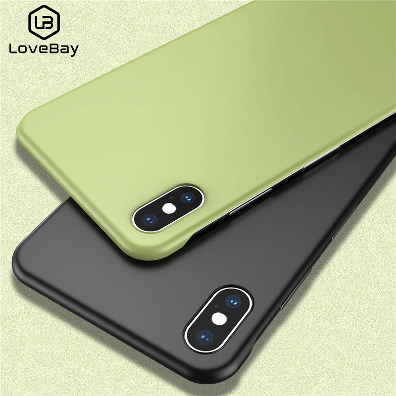 Lovebay чехол для телефона для iPhone 6, 6s, 7, 8 Plus, X, XR, XS Max, 11Pro, Max, яркие цвета, безрамный Жесткий ПК для iPhone 11, чехол-накладка