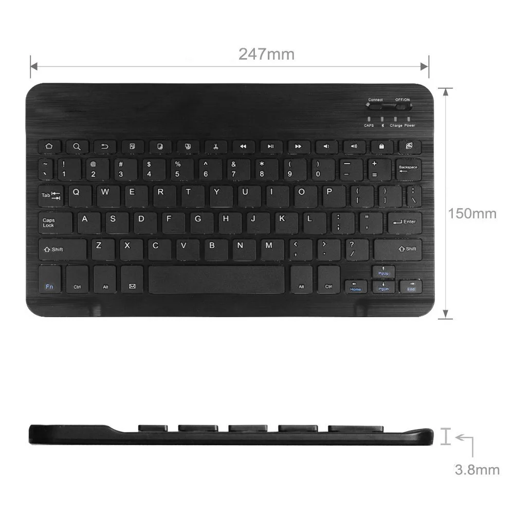 

Bluetooth Keyboard For 7 9 10 Inch IPAD Android Tablet Smart Phone Ultra-thin External Charging Wireless Universal keyboards