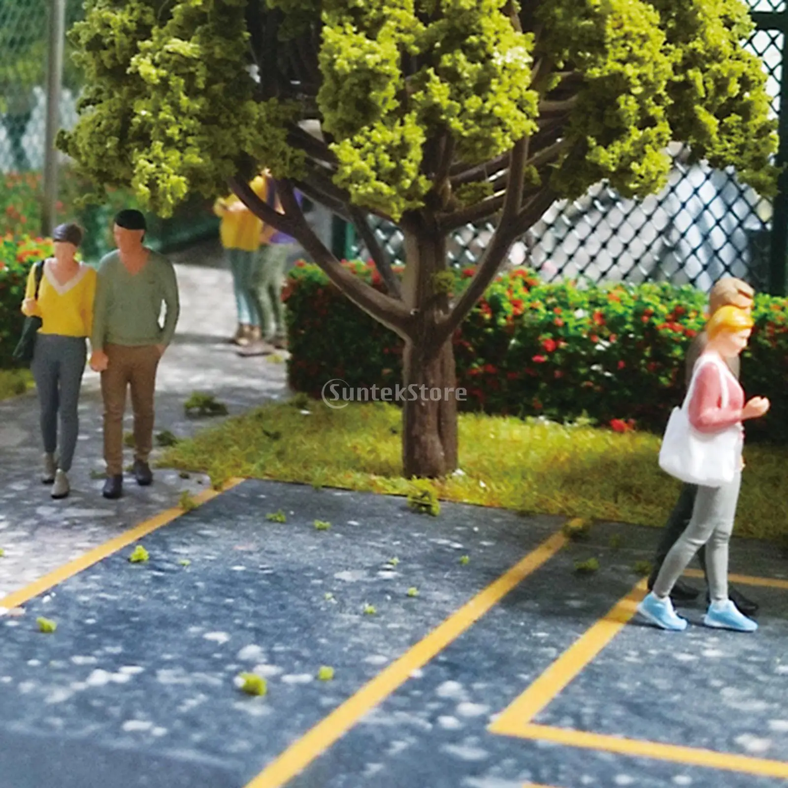 Миниатюрная модель в масштабе 1:64 Расписанная вручную парные фигурки раскладка