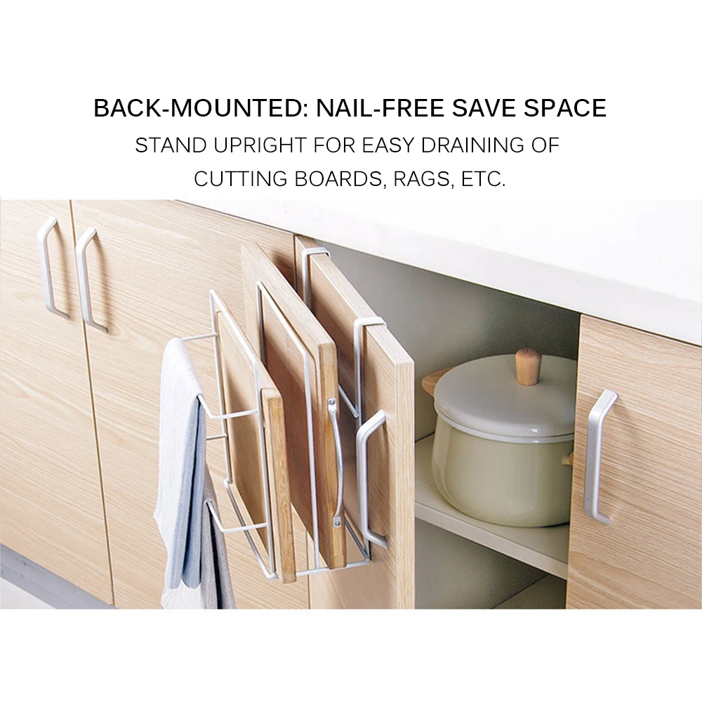 На стенку кухонного шкафа подвесная доска для резки рама Бесплатная Пробивка