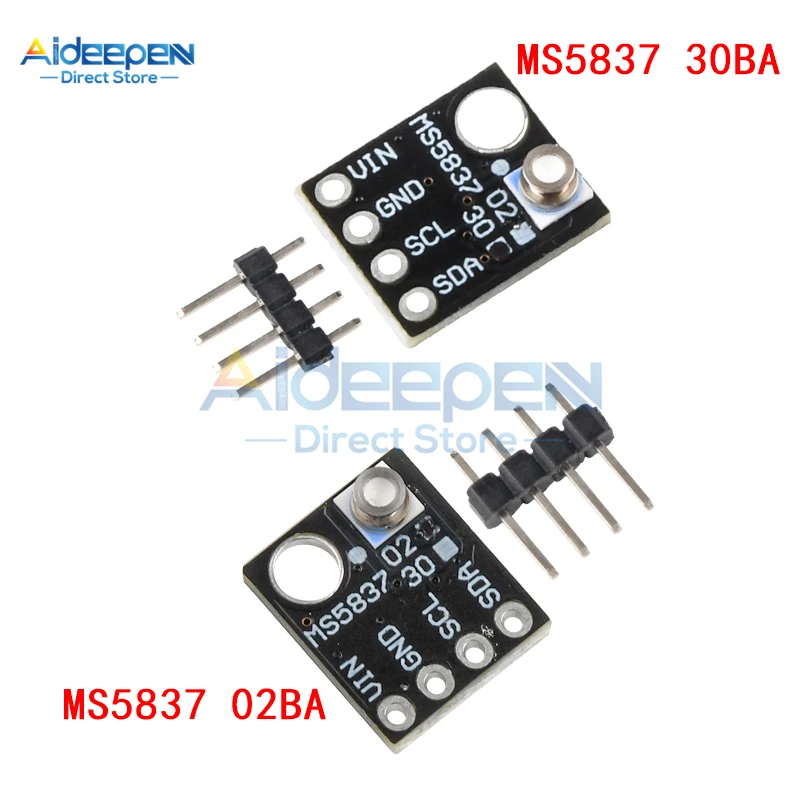 

1Pcs GY-MS5837 02BA 30BA High Precision Gas Liquid Waterproof Pressure Sensor Module