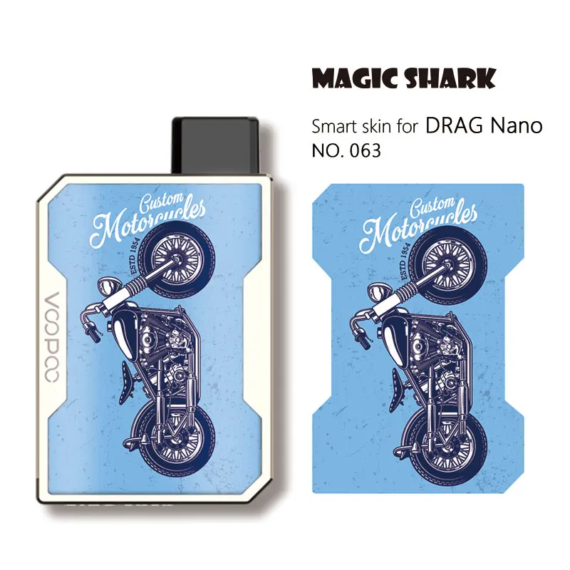 Волшебная Акула модная мотоциклетная Защитная пленка для Voopoo Drag Nano - купить по