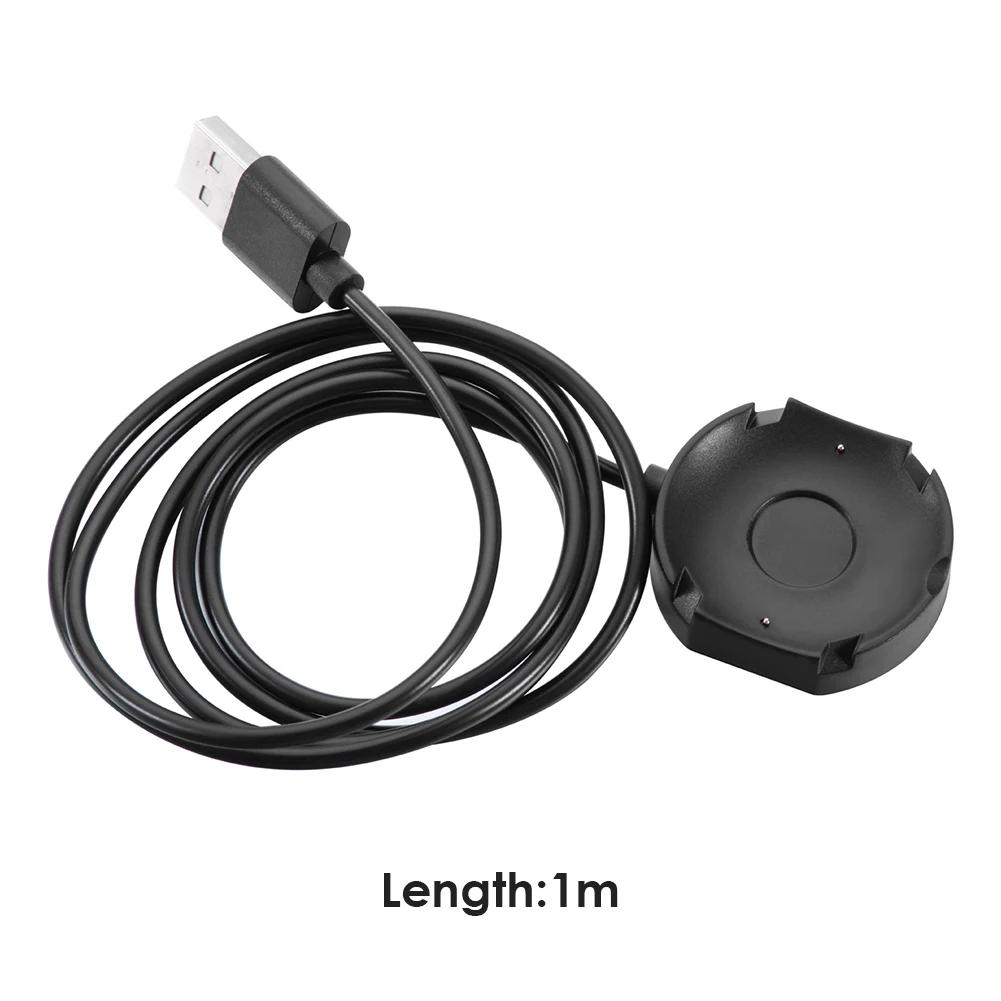 

1m USB Charging Cable Portable Elegant Watch Comfortable Steel HR Bracelet Element Charger Dock Accessories for Nokia