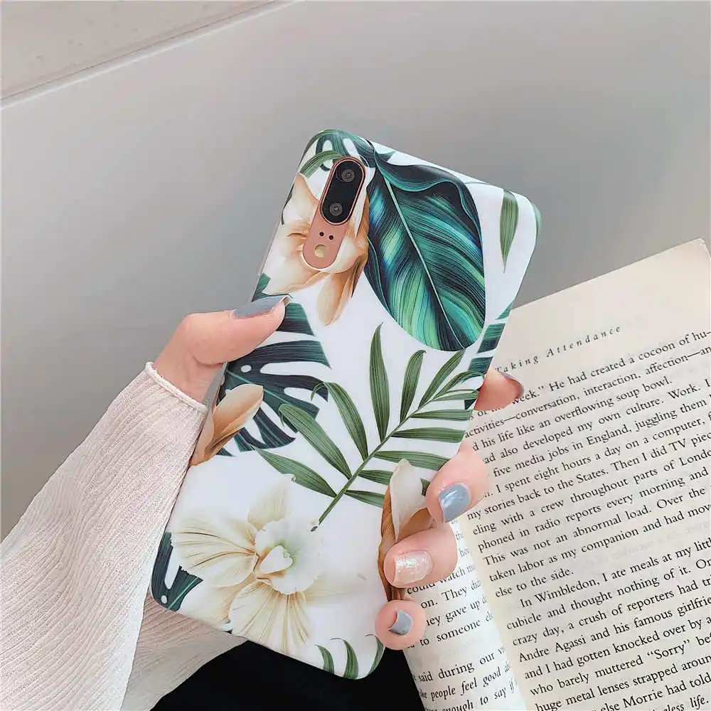 2 Роскошный цветочный чехол для huawei mate 30 20 P20 Lite P30 Pro Чехол Силиконовый мягкий TPU чехол для телефона s для huawei P30 облегченный задний Чехол - Цвет: 2