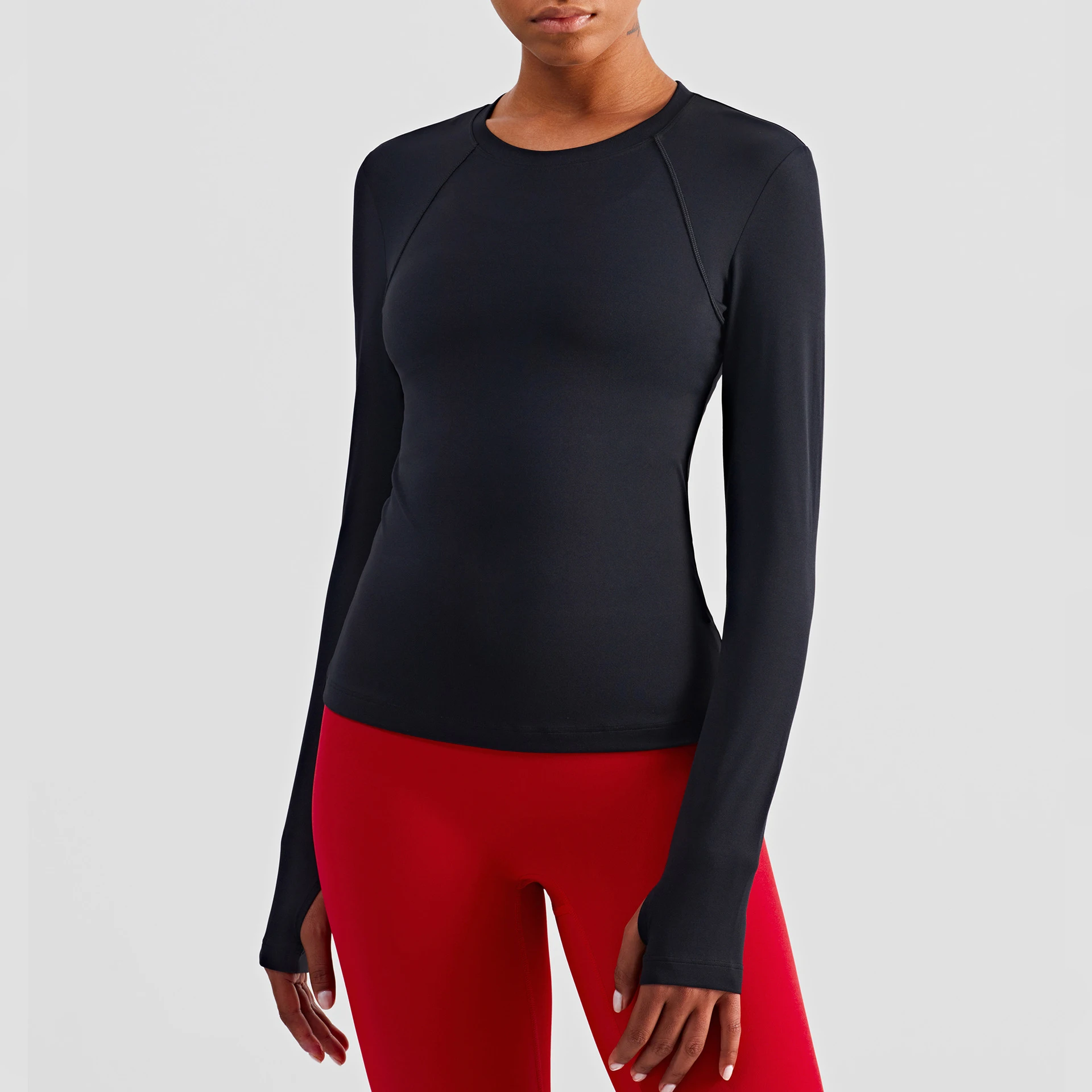 Lulu Sexy Women Yoga Gym Fitness T-shirt Breathable Women's Sports Long Sleeve Crop Top Sportwear High Elasticity Workout Blouse