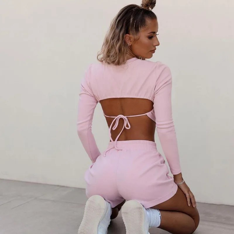 Комплект из 2 предметов бесшовные комплекты для йоги женская одежда фитнеса с