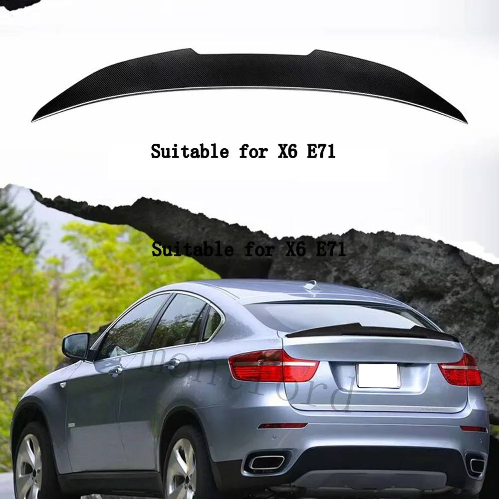 Автомобильный спойлер для багажника из углеродного волокна BMW X6 E71 E72 2008