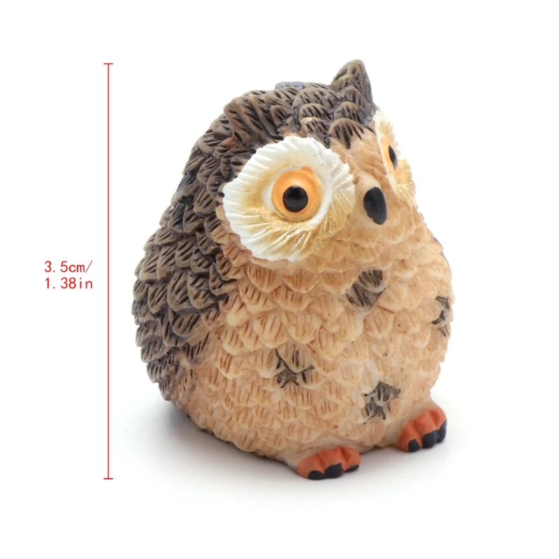 

Cute Owl Mini Dollhouse Bonsai Flower Craft Garden Ornament DIY Plant Pots Fairy Garden
