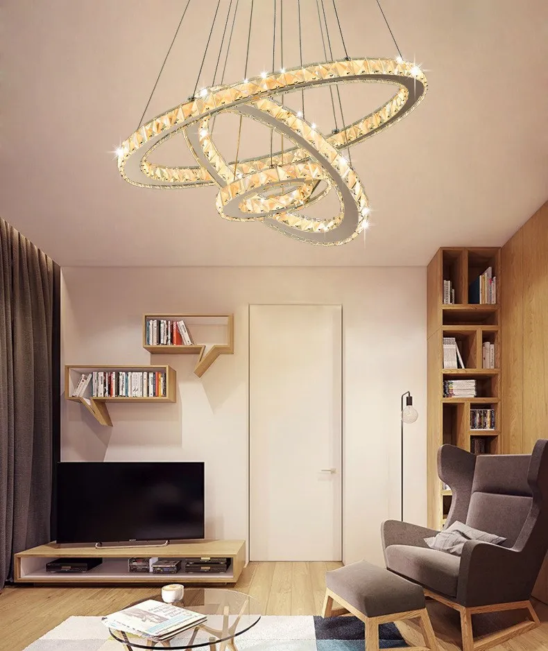 Роскошная хрустальная люстра K9 подвесной светильник в скандинавском стиле