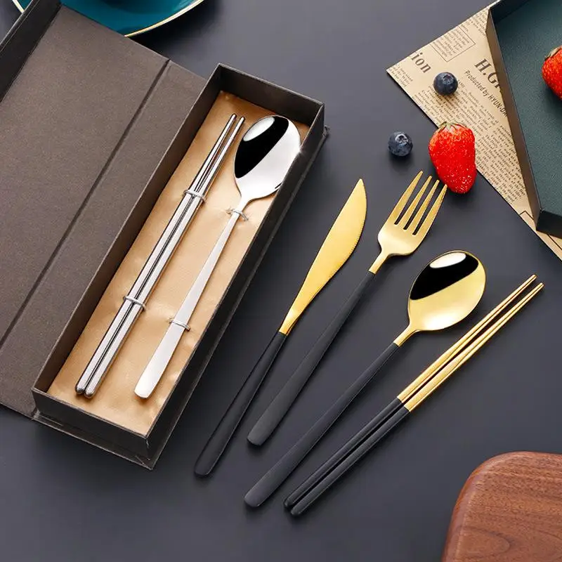 

Silver Food Grade Thicken Stainless Steel Tableware Coffee Dessert Spoon Table Forks Steak Knife Dinnerware Utensils for Kitchen