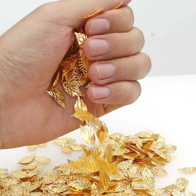 20/100 штук металлические подвески штампованные листовые бусины свободные хлопья