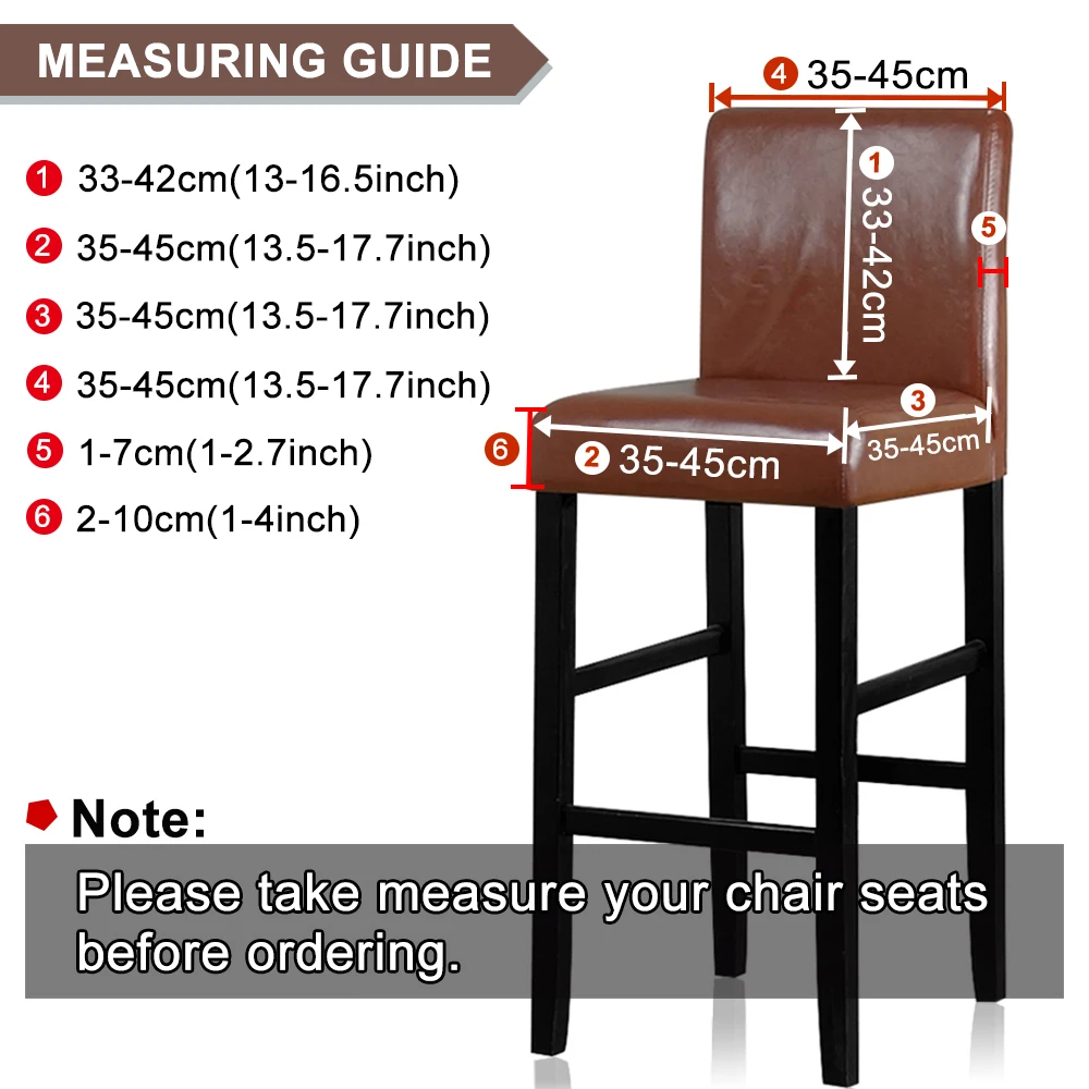 Чехол для барного стула 24 цвета с принтом | Дом и сад