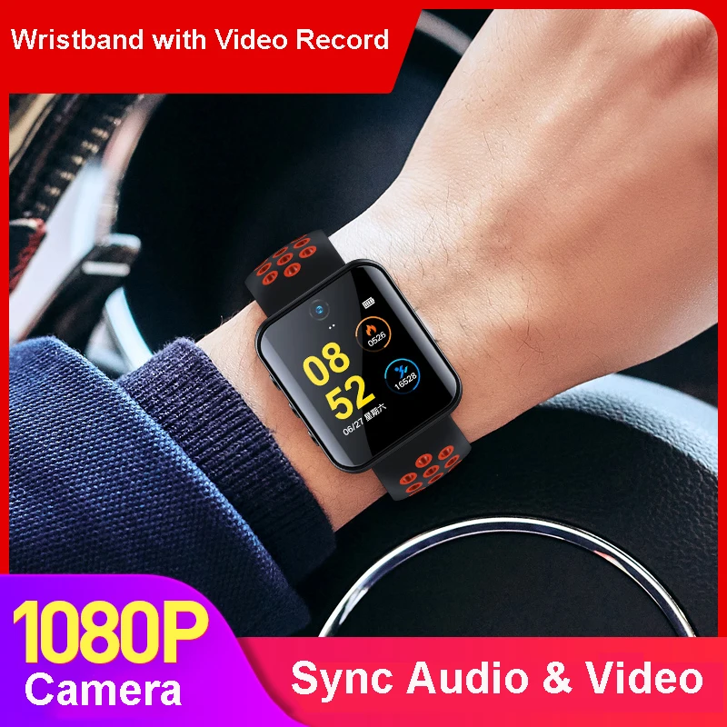 Мини камера HD 1080P Часы Диктофон Bluetooth MP3 плеер видеонаблюдение звукозаписывающее