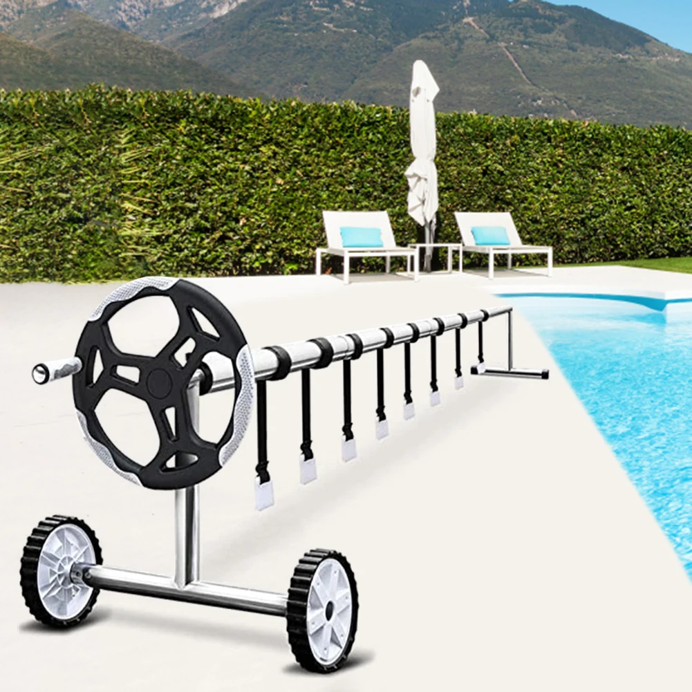 

8pcs Pool Solar Cover Reel Straps Universal Pool Solar Reel Buckle Attachment Kit for Solar Pool Cover Accessories
