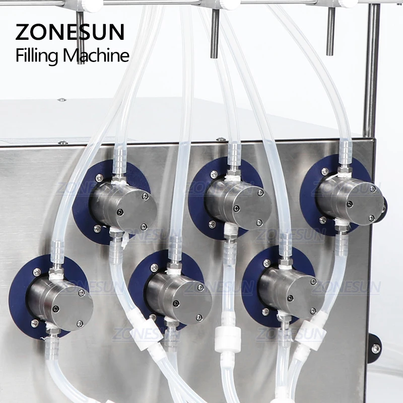 ZONESUN шестиголовочный Магнитный насос для напитков духов воды сока эфирных масел