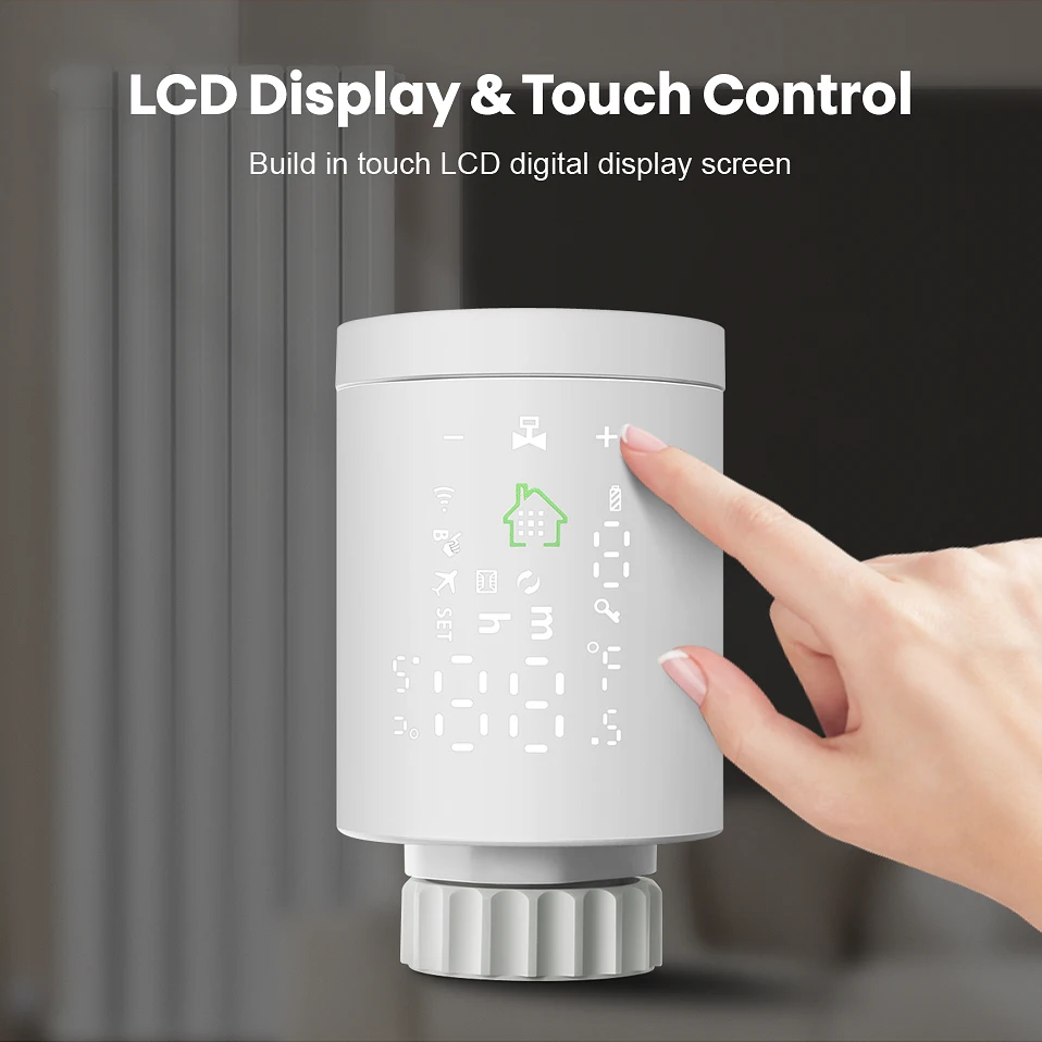 Умный радиатор AVATTO Zigbee термостат клапан термостата Tuya привод радиатора