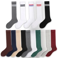 socks women calf cotton ins spring and autumn thin section long tube half high japanese knee