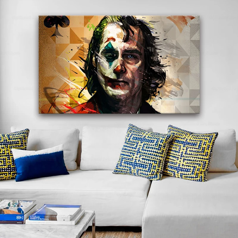 

Wall Decoration Abstract Movie Portrait Poster Print Wall Art Canvas Painting Picture for Living Room Decor