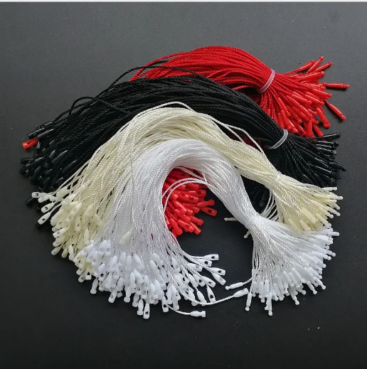 1000 шт./лот веревки для одежды бумажные бирки уплотнительные аксессуаров DIY длина