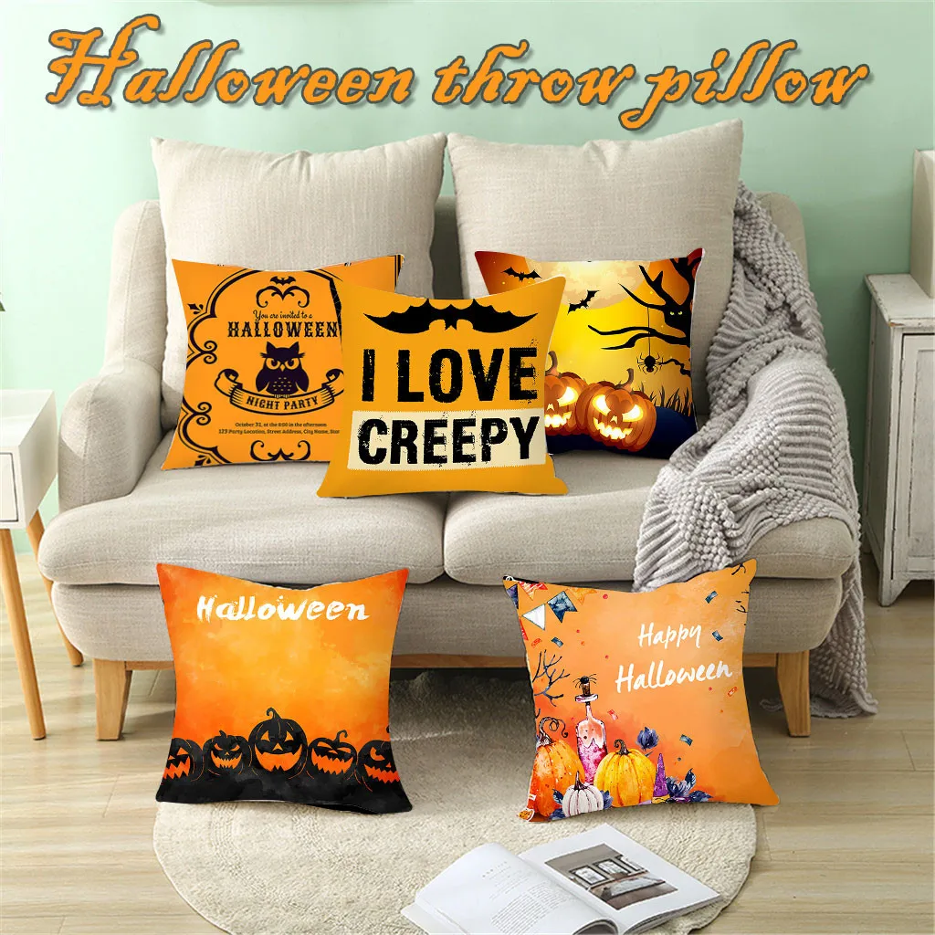 Счастливый Хэллоуин тыквы летучей мыши Magic Girl Летающий ковер призраков Декор