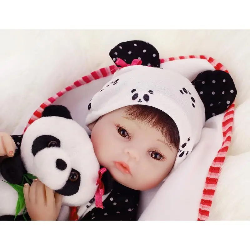 

NPK 40cm New slicone reborn baby doll toy for girls play house toys for kid vinyl newborn girl babies dolls lifelike
