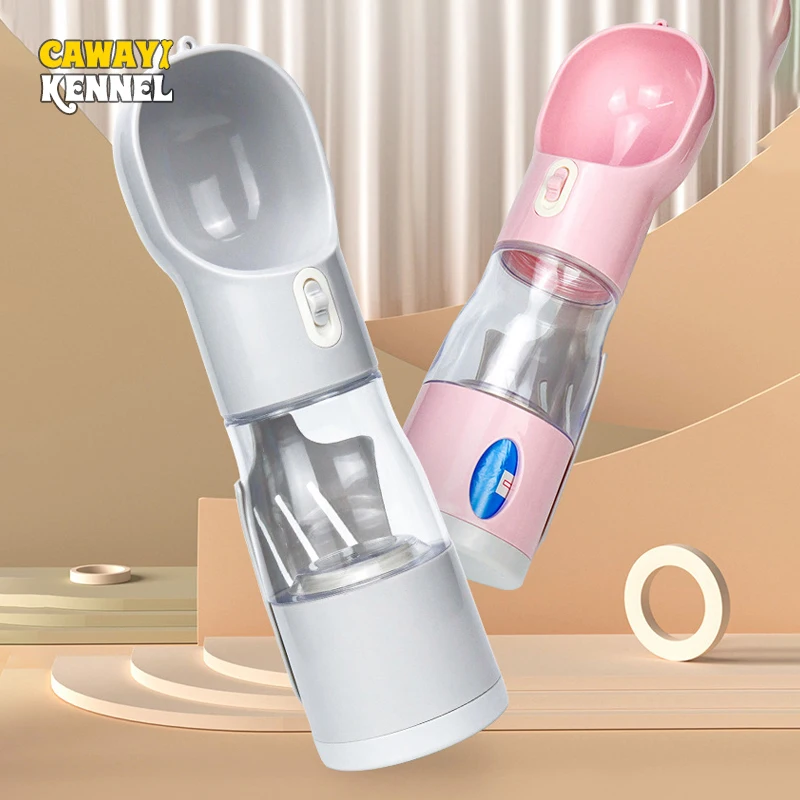 

CAWAII KENNEL Dog Water Bottle Dispenser Pet Feeders Bowls for Dogs Cats Portable Drinking Water Cup Pet Products D2349