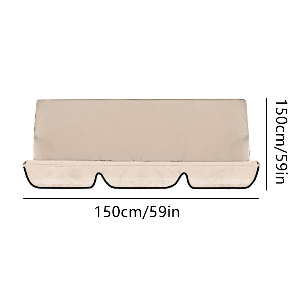 

Colorful Swing Replacement Cushion Cover Waterproof UV-Resistant Lightweight Non-Fading Swing Seat Protection Cover Oxford Cloth