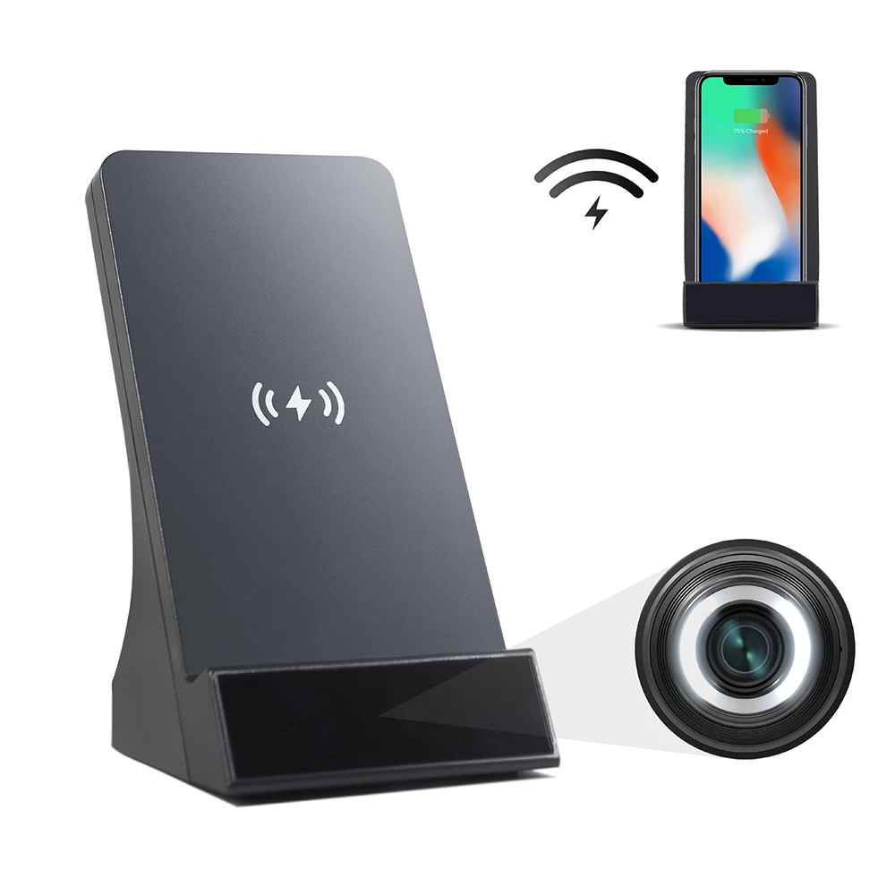 wifi camera 1080p surveillance cctv camera recorder phone wireless charger micro secret camcorder night vision invisible lens free global shipping