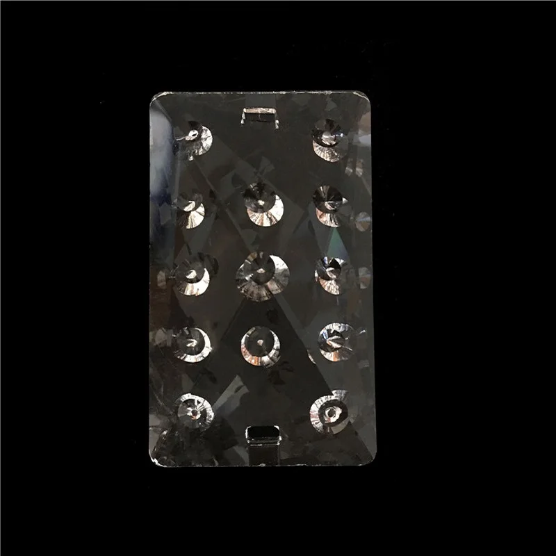 Прозрачные Висячие капли для люстры 2 отверстия новый стиль 30x50 мм 10 шт.