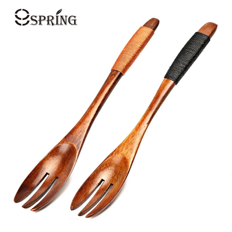 Набор деревянных вилок для десерта торта фруктов 2 шт.|fork set|wooden forkdessert fork set |
