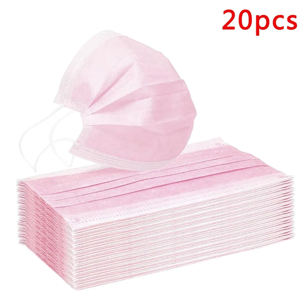 

In Stock 2/30pc Disposable Face mask 3ply Ear Loop Cover Mondkapjes Face mask a Mondkapje Toiletry Kits Masque Face masks
