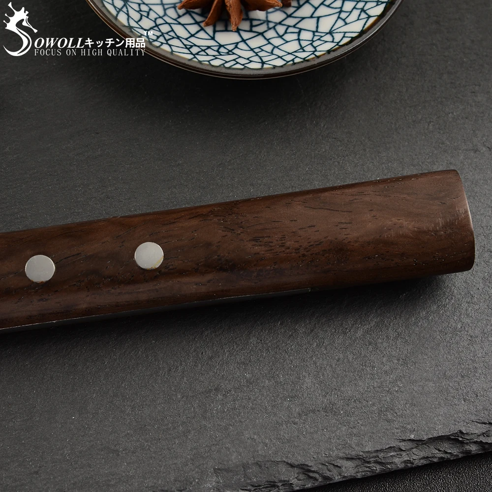 Нож кухонный из нержавеющей стали 8 дюймов с деревянной ручкой|sashimi knife|knife