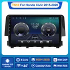 Автомобильный мультимедийный плеер MEKEDE с GPS-навигацией, автомобильное радио, стереоплеер для Honda Civic 2015, 2016, 2017, 2018, 2019, 2020, RDS, SWC, Carplay, Wi-Fi