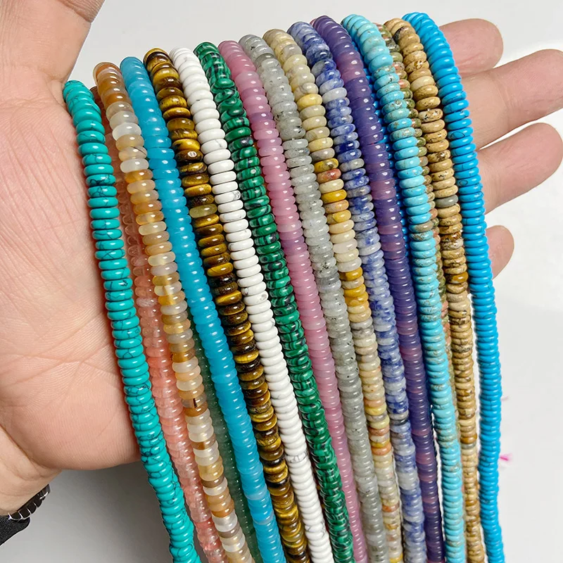 2*6 мм Φ разделительные Бусины круглые плоские диски натуральные ячейки Агаты