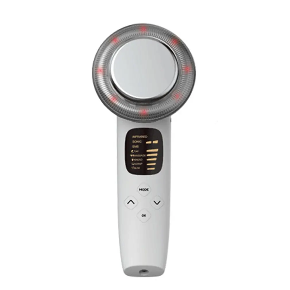 Goedkoop Ultrasone Massage Schoonheid Instrument Drie-In-een Afslanken Instrument Led Kleur Licht Lichaam Beeldhouwen Instrument