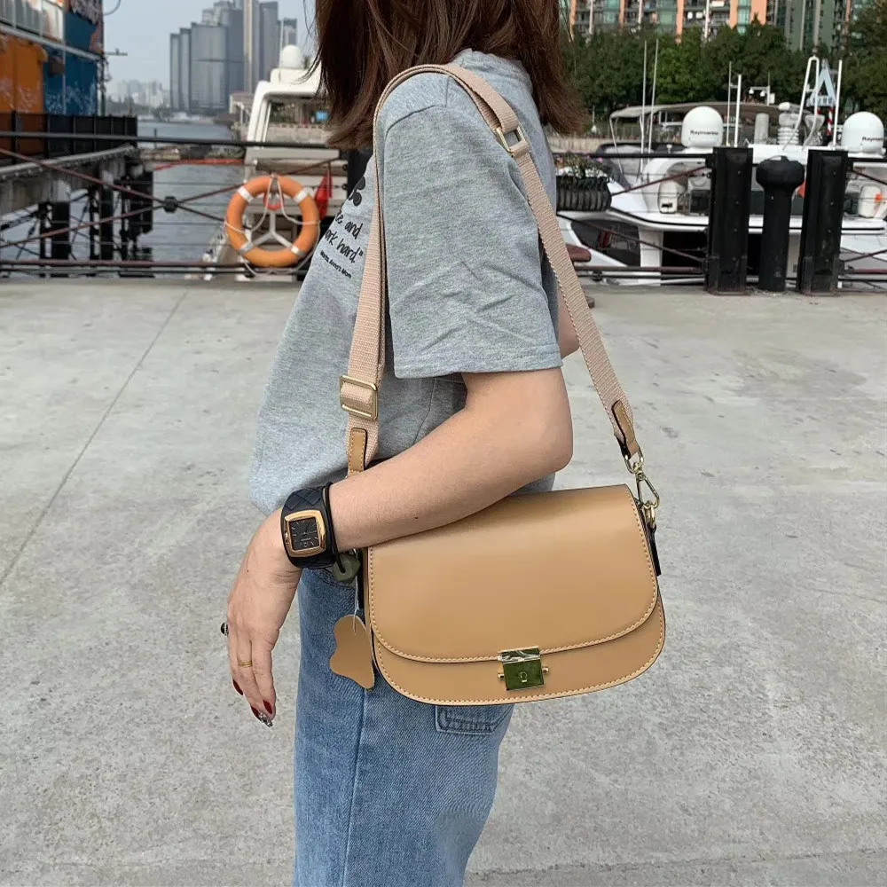 

New 2020 Fashion Flap Bags Genuine Leather Women Shoulder Bag Crossbody Bags for Women High Quality Women Messenger Bag sac main