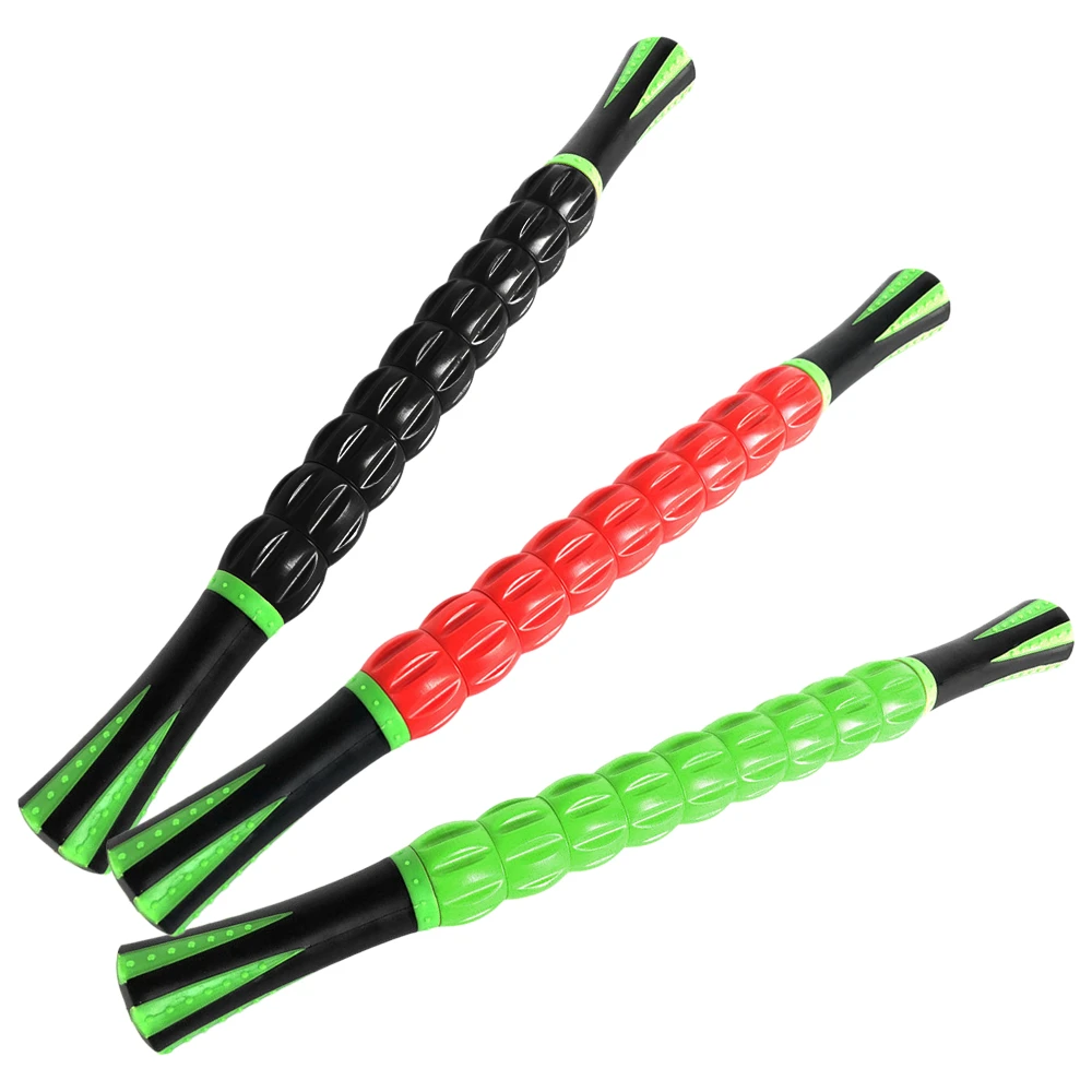 Массажная роликовая палка 45 см 9 колесиков ролик для йоги фасция облегчения мышц