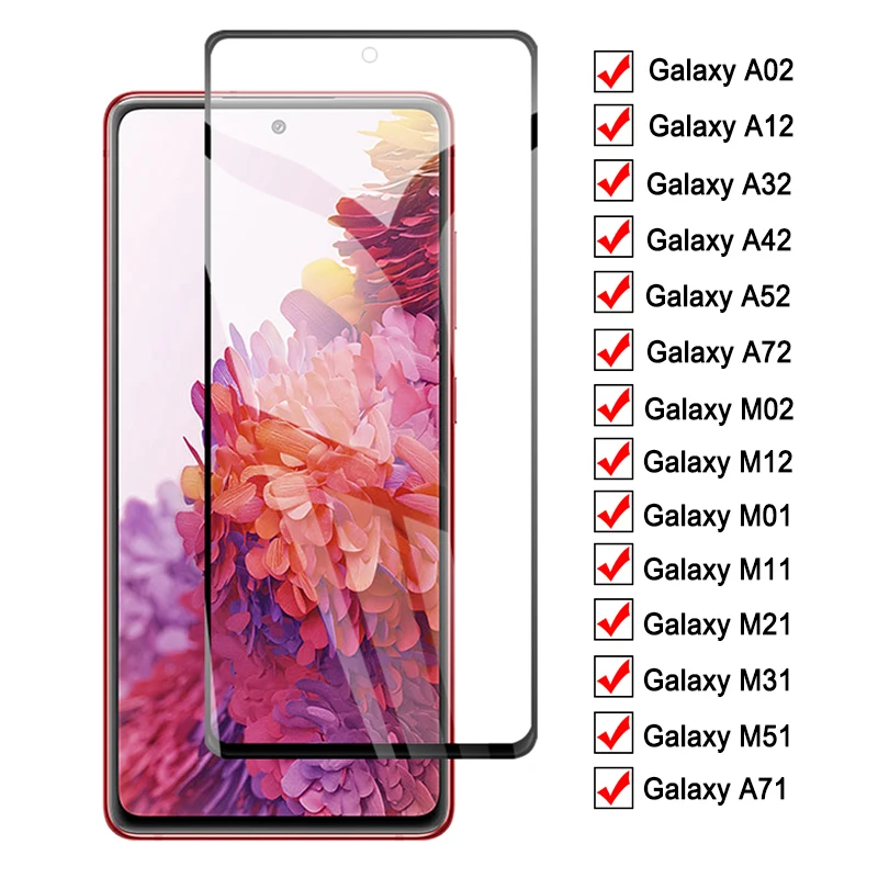 Защитное стекло для Samsung Galaxy A02 A12 A32 A42 A52 A72 A71 A51 M01 M21 M31 M51 | Мобильные телефоны и