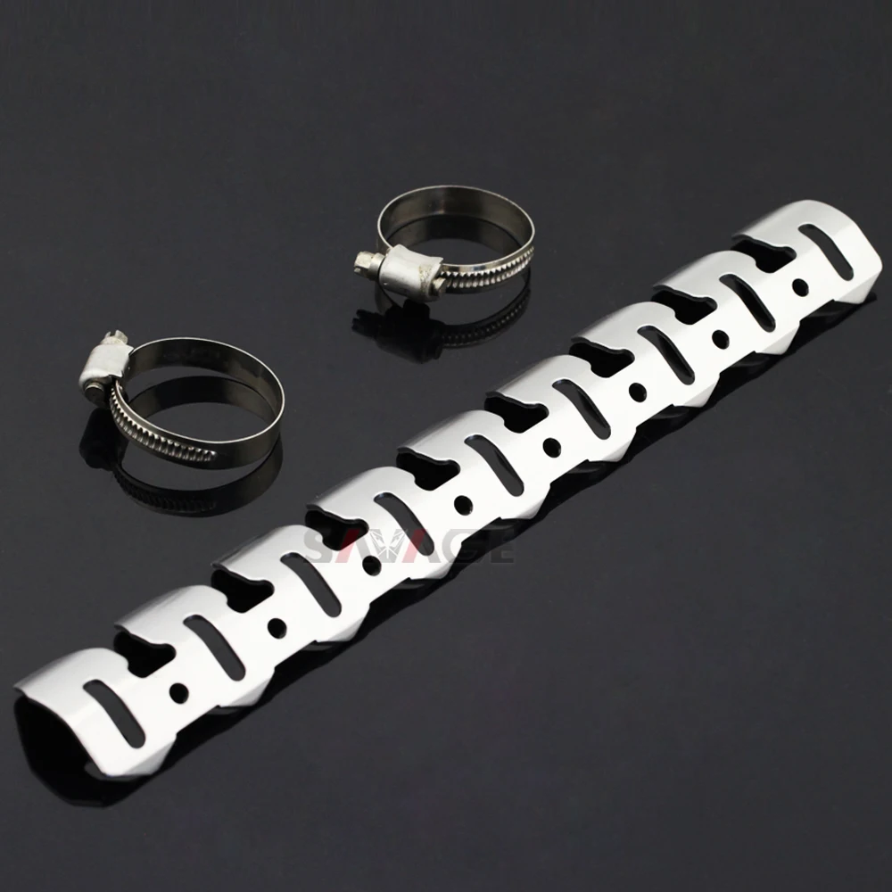 Универсальный защитный чехол для выхлопных газов защитная накладка мотоцикла