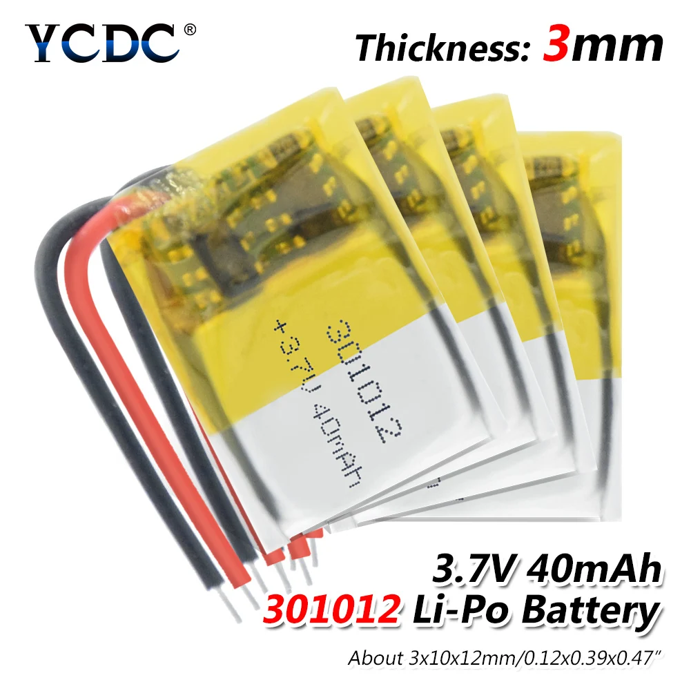 Литий полимерная аккумуляторная батарея 3 7 В 40 мАч для GPS MP3 MP4 PAD DVD DIY bluetooth