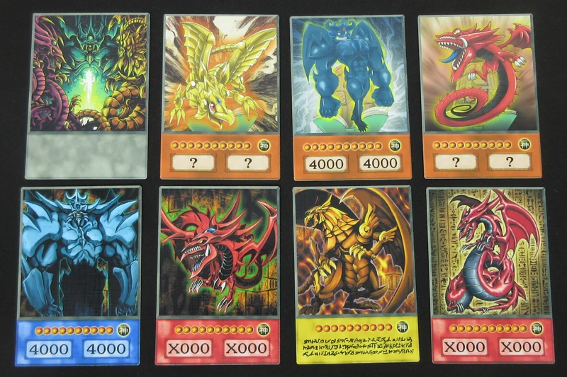 16 шт./компл. Yugioh Three Phantom боги аниме стильные карты Фараон атем Осирис обелиск Ra