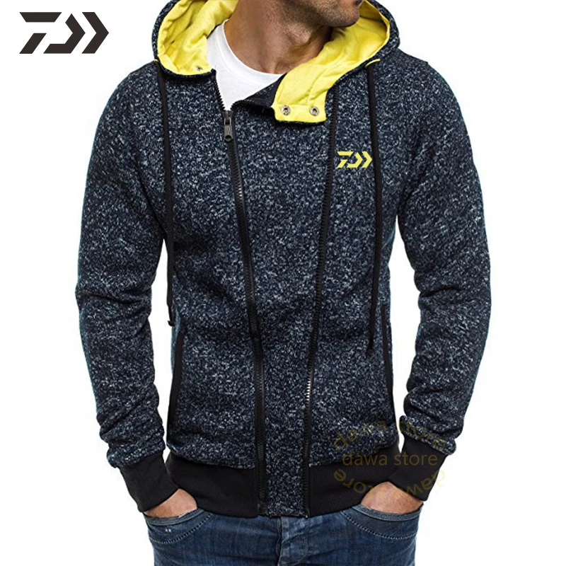 Мужская одежда Толстовка для рыбалки дышащая рыболовная куртка на молнии