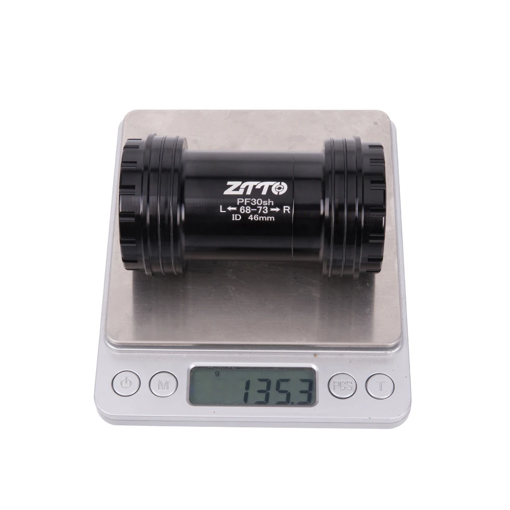 ZTTO PF30sh PF30 24 Adapter bicycle Press Fit lock Bottom Brackets Axle for MTB Road bike parts 24mm Crankset chainset | Спорт и