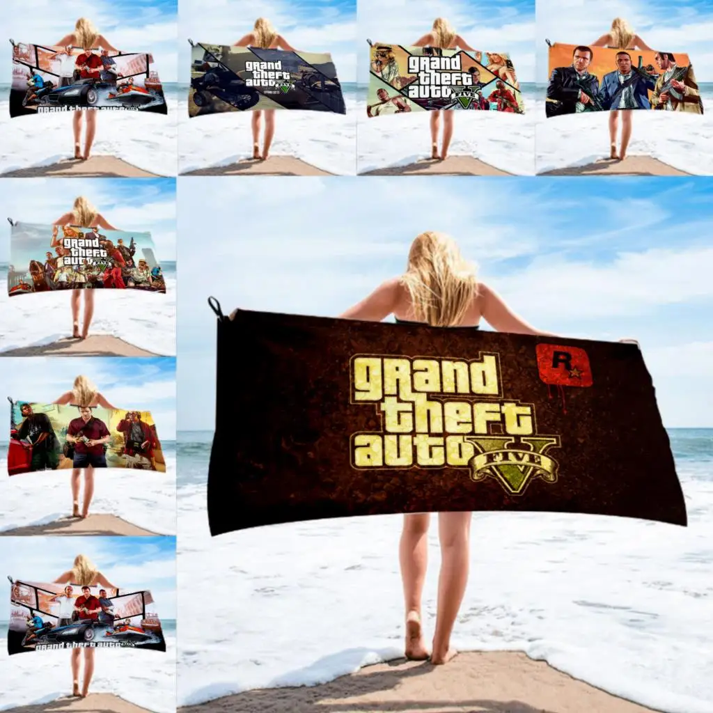 Банное полотенце из микрофибры с принтом для женщин | Спорт и развлечения