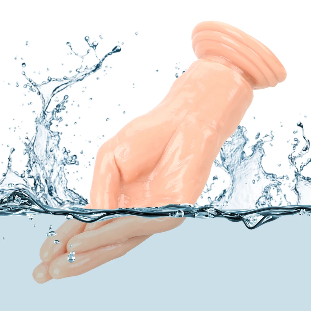 Кулак Анальная пробка большой пенис массаж простаты ручной фаллоимитатор